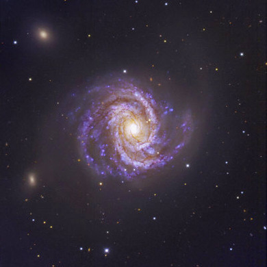 The Spiral Galaxy M100 and Supernova Sn2006X