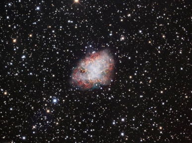 M1 Crab Nebula Supernova Remnant in Taurus