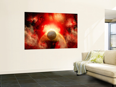 Artist' Concept Illustrating the Explosion of a Supernova